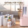 imageHTVRONT Auto Tumbler Heat Press Machine  Mug Heat Press Heat Up Fast ampamp Even Professional Tumbler Press HighSecurity for 295318inch Sublimation Tumblers Cups Glasses and Mugs BluePink