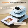 imageHTVRONT Automatic Heat Press Machine for T Shirts  Heat Press 15x15 with Adjustable Pressure ampamp 52 Pcs Heat Press Accessories for Press Heat Machine