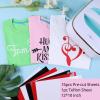 imageHTVRONT Black Heat Transfer Vinyl Bundle 16 Pack Iron on Vinyl 12x10inch Easy Weed HTV Vinyl for TShirt with Teflon Sheet