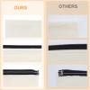 imageHTVRONT Blank Canvas Makeup Bags 20 Pack Sublimation Blanks Cosmetic Bags DIY Heat Transfer Canvas Pen Case Pencil Bags Beige MultiPurpose Travel Toiletry Zipper Bags 20pcs 83  5 Inch