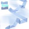 imageHTVRONT Chiffon Silk Ribbon 15quot x 7Yd Soft Handmade Fringe Frayed Edged Baby Shower Bridal Bouquets Wedding Invitation Decor PurpleBlue