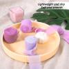imageHTVRONT Chiffon Silk Ribbon 15quot x 7Yd Soft Handmade Fringe Frayed Edged Baby Shower Bridal Bouquets Wedding Invitation Decor PurplePurple