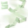 imageHTVRONT Chiffon Silk Ribbon 15quot x 7Yd Soft Handmade Fringe Frayed Edged Baby Shower Bridal Bouquets Wedding Invitation Decor PurpleSage Green