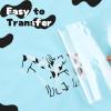 imageHTVRONT Cow Print HTV Vinyl  12quot x 8ft Cow Printed Animal Pattern Iron on Vinyl for Cricut ampamp Silhouette Cameo Cow Printed Heat Transfer Vinyl for Shirts  Easy to Cut ampamp Weed for Heat Vinyl DesignAAnimal Printed