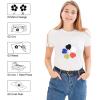 imageHTVRONT Cow Print HTV Vinyl  12quot x 8ft Cow Printed Animal Pattern Iron on Vinyl for Cricut ampamp Silhouette Cameo Cow Printed Heat Transfer Vinyl for Shirts  Easy to Cut ampamp Weed for Heat Vinyl DesignABlack