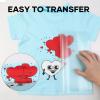 imageHTVRONT Cow Print HTV Vinyl  12quot x 8ft Cow Printed Animal Pattern Iron on Vinyl for Cricut ampamp Silhouette Cameo Cow Printed Heat Transfer Vinyl for Shirts  Easy to Cut ampamp Weed for Heat Vinyl DesignCBlack Red White