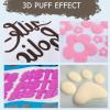 imageHTVRONT Cow Print HTV Vinyl  12quot x 8ft Cow Printed Animal Pattern Iron on Vinyl for Cricut ampamp Silhouette Cameo Cow Printed Heat Transfer Vinyl for Shirts  Easy to Cut ampamp Weed for Heat Vinyl DesignDCoffee Puff