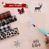 imageHTVRONT Cow Print HTV Vinyl  12quot x 8ft Cow Printed Animal Pattern Iron on Vinyl for Cricut ampamp Silhouette Cameo Cow Printed Heat Transfer Vinyl for Shirts  Easy to Cut ampamp Weed for Heat Vinyl DesignABlack Red Plaid