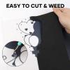 imageHTVRONT Cow Print HTV Vinyl  12quot x 8ft Cow Printed Animal Pattern Iron on Vinyl for Cricut ampamp Silhouette Cameo Cow Printed Heat Transfer Vinyl for Shirts  Easy to Cut ampamp Weed for Heat Vinyl DesignCBlack Red White
