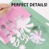 imageHTVRONT Cow Print HTV Vinyl  12quot x 8ft Cow Printed Animal Pattern Iron on Vinyl for Cricut ampamp Silhouette Cameo Cow Printed Heat Transfer Vinyl for Shirts  Easy to Cut ampamp Weed for Heat Vinyl DesignABaby Pink