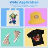 imageHTVRONT DTF Transfer Film for Sublimation  30 Sheets of A4 83117quot DTF Paper for Inkjet Printers Direct to Film Transfer Paper for Cotton T shirts Easy to Use Vivid Colors Easy to IndentifyA4  30 Sheets