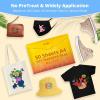imageHTVRONT DTF Transfer Film for Sublimation  30 Sheets of A4 83117quot DTF Paper for Inkjet Printers Direct to Film Transfer Paper for Cotton T shirts Easy to Use Vivid Colors Easy to IndentifyA4  50 Sheets