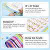 imageHTVRONT Dry Erase Pockets  10 Packs Dry Erase Sleeves 10x14 Colorful Clear Pocket Sleeves  Reusable Plastic Sheet Protectors Teacher School Classroom Organization Shop Job Ticket Holders