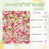 imageHTVRONT Floral Heat Transfer Vinyl  12quotx10quot Watercolor Flower Iron On Vinyl Sheets 11 Packs Pattern HTV with 1 Teflon Sheet Patterned HTV Vinyl Bundle for Spring Clothing Costume