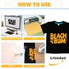 imageHTVRONT Gold HTV Heat Transfer Vinyl  12quot x 25ft Gold Vinyl for Shirts  Easy to Cut ampamp Weed Iron on VinylLight Orange