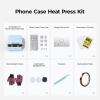 imageHTVRONT H17 Phone Cases Heat Press  Automatic Vacuum Heat Press Machine for Phone Cases Sublimation Press for Custom Phone Case Badges Coasters Includes Film ampamp Fixture Compatible with AndroidBlueCompatible with Android