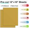 imageHTVRONT HTV Heat Transfer Vinyl 13 Pack HTV Vinyl Sheets 12quot x 10quot Iron on Vinyl for T Shirts 10 Assorted Premium Colors Heat Transfer Vinyl for All Cutting MachinesGold