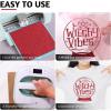 imageHTVRONT HTV Heat Transfer Vinyl 13 Pack HTV Vinyl Sheets 12quot x 10quot Iron on Vinyl for T Shirts 10 Assorted Premium Colors Heat Transfer Vinyl for All Cutting MachinesRed Glitter