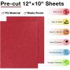 imageHTVRONT HTV Heat Transfer Vinyl 13 Pack HTV Vinyl Sheets 12quot x 10quot Iron on Vinyl for T Shirts 10 Assorted Premium Colors Heat Transfer Vinyl for All Cutting MachinesRed Glitter