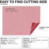 imageHTVRONT HTV Heat Transfer Vinyl 13 Pack HTV Vinyl Sheets 12quot x 10quot Iron on Vinyl for T Shirts 10 Assorted Premium Colors Heat Transfer Vinyl for All Cutting MachinesRed Glitter