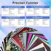 imageHTVRONT HTV Heat Transfer Vinyl Bundle  100 Pack 12  10in Heat Transfer Vinyl for TShirt 43 Assorted Colors HTV Vinyl Bundle for All Cutter Machine Easy to Cut ampamp Weed ampamp Transfer Iron on Vinyl100 Pack Multi Colors