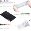 imageHTVRONT HTV Heat Transfer Vinyl Bundle  100 Pack 12  10in Heat Transfer Vinyl for TShirt 43 Assorted Colors HTV Vinyl Bundle for All Cutter Machine Easy to Cut ampamp Weed ampamp Transfer Iron on VinylBlack and white