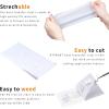 imageHTVRONT HTV Heat Transfer Vinyl Bundle  100 Pack 12  10in Heat Transfer Vinyl for TShirt 43 Assorted Colors HTV Vinyl Bundle for All Cutter Machine Easy to Cut ampamp Weed ampamp Transfer Iron on VinylWhite