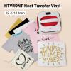 imageHTVRONT HTV Heat Transfer Vinyl Bundle  100 Pack 12  10in Heat Transfer Vinyl for TShirt 43 Assorted Colors HTV Vinyl Bundle for All Cutter Machine Easy to Cut ampamp Weed ampamp Transfer Iron on VinylWhite 1