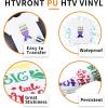 imageHTVRONT HTV Heat Transfer Vinyl Bundle  100 Pack 12  10in Heat Transfer Vinyl for TShirt 43 Assorted Colors HTV Vinyl Bundle for All Cutter Machine Easy to Cut ampamp Weed ampamp Transfer Iron on VinylRed