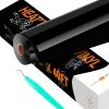 imageHTVRONT HTV Heat Transfer Vinyl12 x 3FT Turquoise HTV Vinyl Roll for TShirts Iron on Vinyl for All Cutting Machines ampamp Heat Press Machine Easy to Cut ampamp Weed Vinyl Heat Transfer TurquoiseCBlack