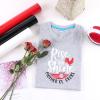 imageHTVRONT HTV Heat Transfer Vinyl12 x 3FT Turquoise HTV Vinyl Roll for TShirts Iron on Vinyl for All Cutting Machines ampamp Heat Press Machine Easy to Cut ampamp Weed Vinyl Heat Transfer TurquoiseCBlack  White  Red