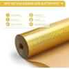 imageHTVRONT HTV Heat Transfer Vinyl12 x 3FT Turquoise HTV Vinyl Roll for TShirts Iron on Vinyl for All Cutting Machines ampamp Heat Press Machine Easy to Cut ampamp Weed Vinyl Heat Transfer TurquoiseGlitterGold