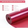 imageHTVRONT HTV Heat Transfer Vinyl12 x 3FT Turquoise HTV Vinyl Roll for TShirts Iron on Vinyl for All Cutting Machines ampamp Heat Press Machine Easy to Cut ampamp Weed Vinyl Heat Transfer TurquoiseGlitterRose Red