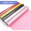 imageHTVRONT HTV Heat Transfer Vinyl12 x 3FT Turquoise HTV Vinyl Roll for TShirts Iron on Vinyl for All Cutting Machines ampamp Heat Press Machine Easy to Cut ampamp Weed Vinyl Heat Transfer TurquoiseGlitterSilver