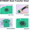 imageHTVRONT HTV Vinyl Heat Transfer Vinyl Bundle70 Pack Iron on Vinyl for t Shirts 51 Assorted Colors HTV Sheets with Weeding Hooks and Teflon Sheet