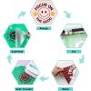imageHTVRONT HTV Vinyl Heat Transfer Vinyl Bundle70 Pack Iron on Vinyl for t Shirts 51 Assorted Colors HTV Sheets with Weeding Hooks and Teflon Sheet