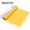 imageHTVRONT HTV Vinyl Rolls Heat Transfer Vinyl  12quot x 5ft Aqua Blue HTV Vinyl for Shirts Iron on Vinyl for All Cutter Machine  Easy to Cut ampamp Weed for Heat Vinyl Design Aqua BlueYellow