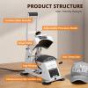 imageHTVRONT Hat Press Machine  Hat Press Heat Machine for Caps with 2 Platens ampamp Caps Stretcher Hat Heat Press Machine for Caps with Precise TempampampTimer Control for Heat Transfe Vinyl Sublimation BlueWhite