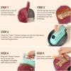 imageHTVRONT Hat Press Machine  Hat Press Heat Machine for CapsHatsPillows Quickly and Evenly  Hat Heat Press Machine for Vinyl Sublimation Heat Transfer Projects light greenHat Press