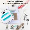 imageHTVRONT Heat Press Accessories for 10quot X 10quot Heat Press Machine Include 3 HTV Vinyl ampamp 150 Sublimation Paper 20 Heat Transfer Paper Heat Press Mat Teflon Sheet Heat Resistant Tape Weeding Tools