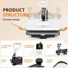 imageHTVRONT Heat Press Machine 15x15  Swing Away Heat Press Machine for T Shirts  Professional Heat Press for Sublimation Vinyl Heat Transfer Projects Heats Up Fast ampamp Distribute Heat Evenly