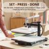 imageHTVRONT Heat Press Machine for T Shirts  15x15 Swing Away Shirt Press Machine  Professional Heat Press for Sublimation Vinyl Heat Transfer Projects Heats Up Fast ampamp Distribute Heat Evenly White