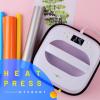 imageHTVRONT Heat Press Machine for T Shirts 10quotX10quot Portable Tshirt Press Machine Fast Heatup Iron Press Heat Transfer Machine for Hat VinylSublimation BluePurple