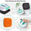 imageHTVRONT Heat Press Machine for T Shirts 10quotX10quot Portable Tshirt Press Machine Fast Heatup Iron Press Heat Transfer Machine for Hat VinylSublimation BlueMint Green