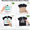 imageHTVRONT Heat Press Machine for T Shirts 10quotX10quot Portable Tshirt Press Machine Fast Heatup Iron Press Heat Transfer Machine for Hat VinylSublimation BlueMint Green