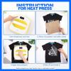 imageHTVRONT Heat Press Machine for T Shirts 10quotX10quot Portable Tshirt Press Machine Fast Heatup Iron Press Heat Transfer Machine for Hat VinylSublimation BlueYellow