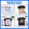 imageHTVRONT Heat Press Machine for T Shirts 10quotX10quot Portable Tshirt Press Machine Fast Heatup Iron Press Heat Transfer Machine for Hat VinylSublimation BlueBlue