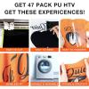 imageHTVRONT Heat Press Machine for TShirts ampamp HTV Heat Transfer Vinyl Bundle 47 Pack 12quot x 10quot Iron on Vinyl
