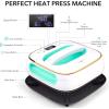 imageHTVRONT Heat Press Machine for TShirts ampamp HTV Heat Transfer Vinyl Bundle 47 Pack 12quot x 10quot Iron on Vinyl