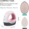 imageHTVRONT Heat Press Mini Iron for Crafting Mini Heat Press Machine for T Shirts AutoOff Small Heat Press Portable Iron Press for Heating TransferPinkPink